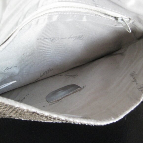 Vintage Whiting & Davis Silver Mesh Envelope Clutch Purse with Chain Strap - Picture 10 of 13